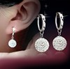 Silver earrings for princess, wholesale