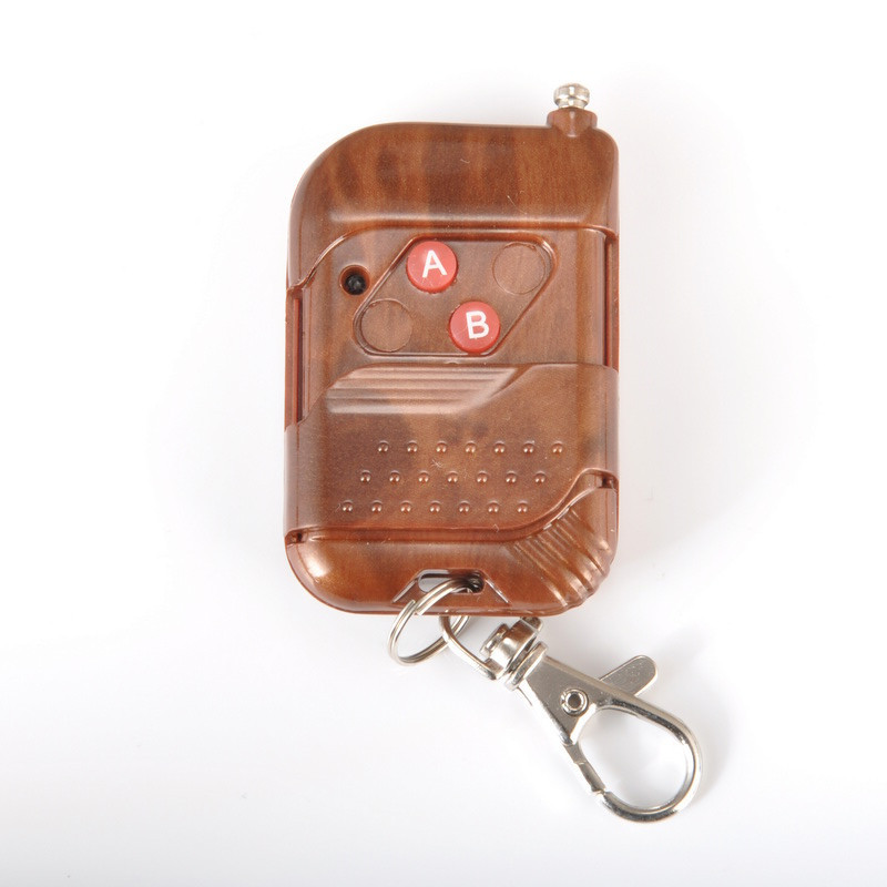 奥柯电子 桃木2键遥控器 固定码悍码/学习码EV1527无线遥控器