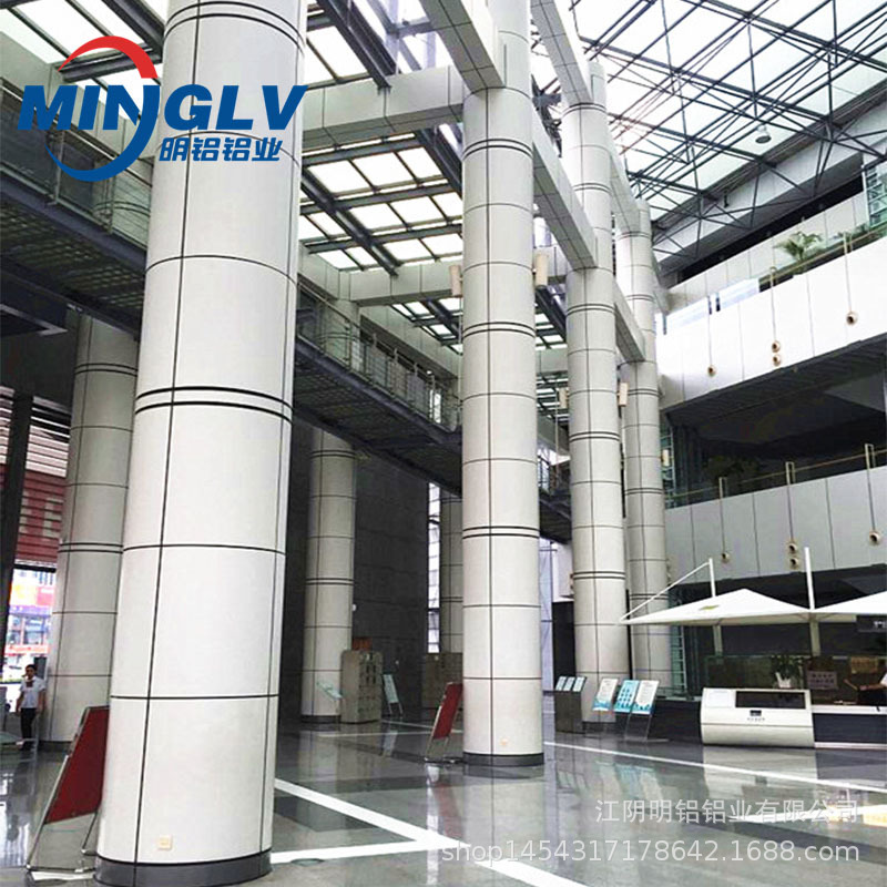 包柱铝单板 圆弧180607