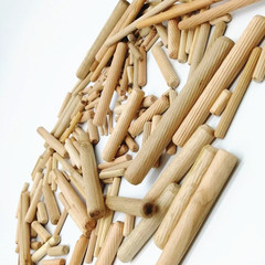 M3~M8 round wood plugs, dowels, dowels, wooden sticks, wooden pegs, dowels, wedges, furniture connection accessories
