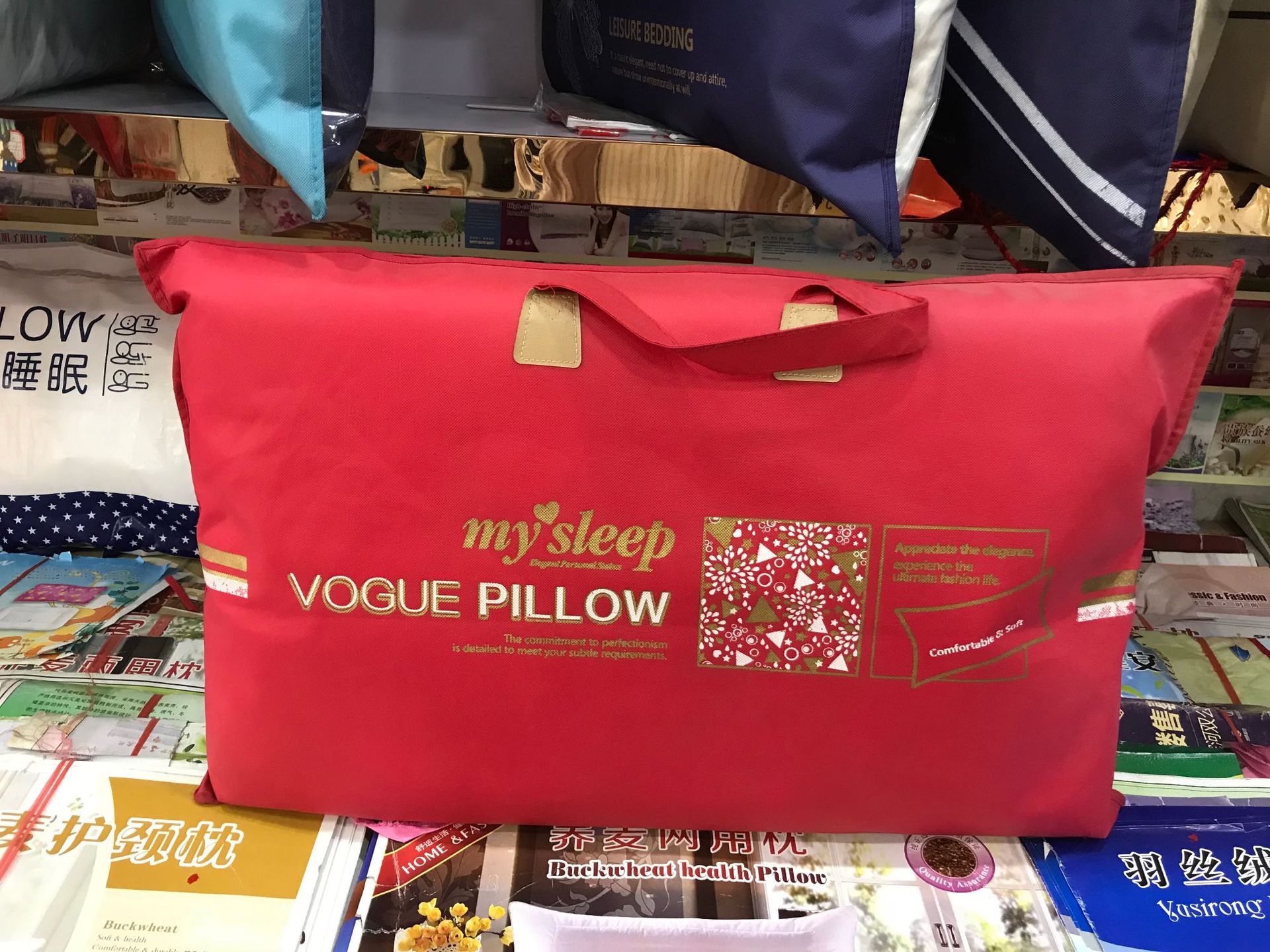 厂家直销多功能枕芯袋包装乳胶枕乔麦枕羽丝枕包装无纺布手提袋