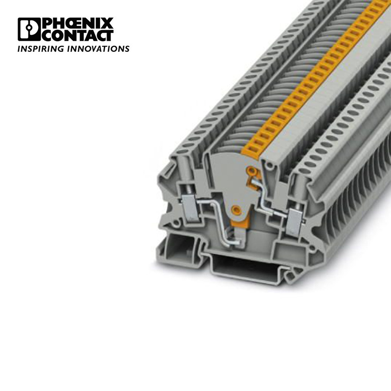 菲尼克斯 接线端子分断测试端子4平方螺钉连接凤凰端子 UTME 4