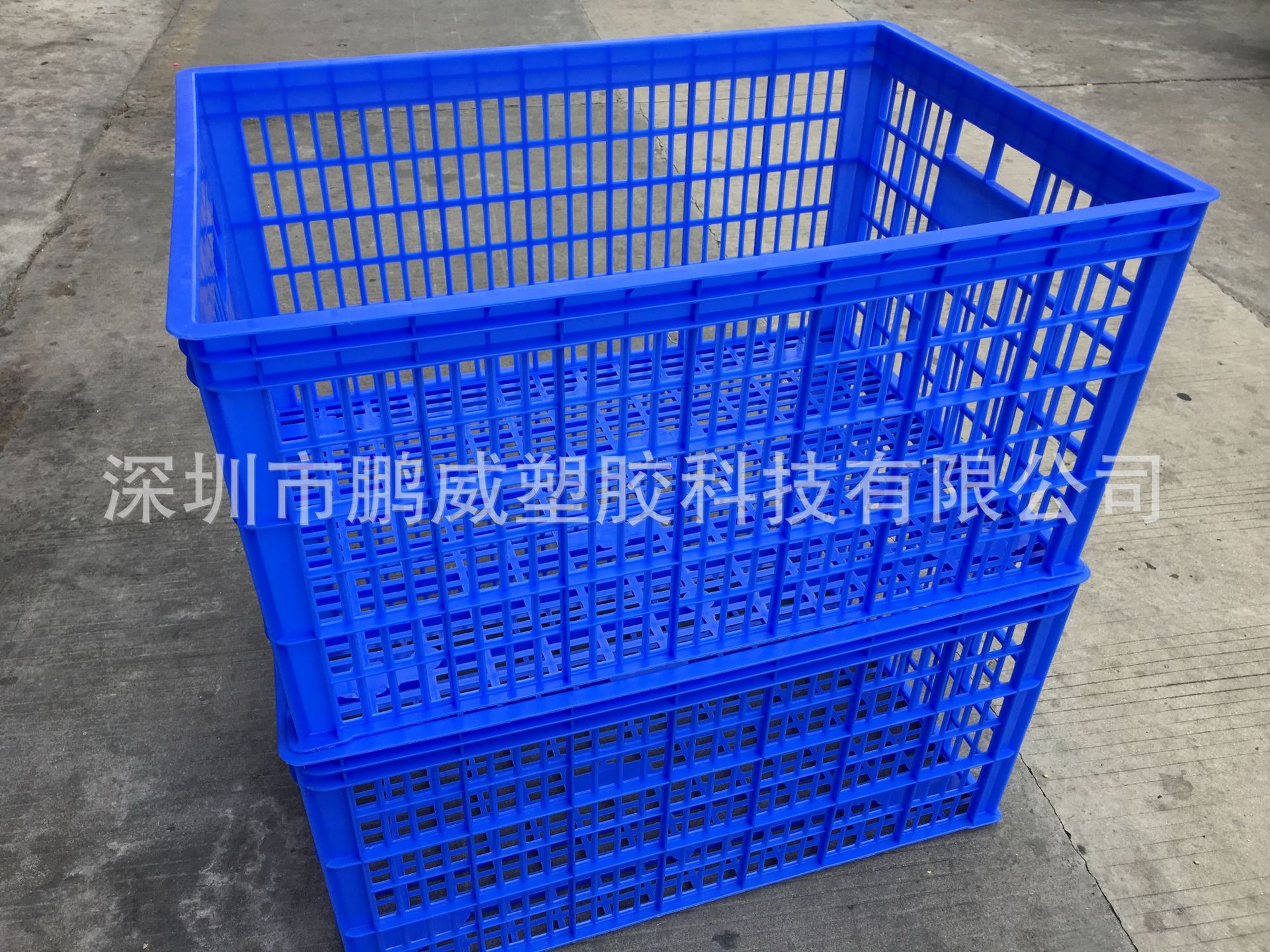 直销潮州制衣厂塑料周转萝 汕头底部可带轮新料多功能运输周转萝