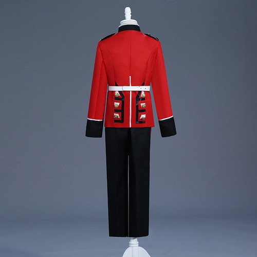 Children's European Guard Stage Performance Uniform Guard Soldiers Children's Day Performance British Guard Honor Guard Uniform Prince William