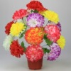 义乌仿真清明花厂 人造彩色菊花把束 7-12-18头祭祀混色仿真菊花|ru