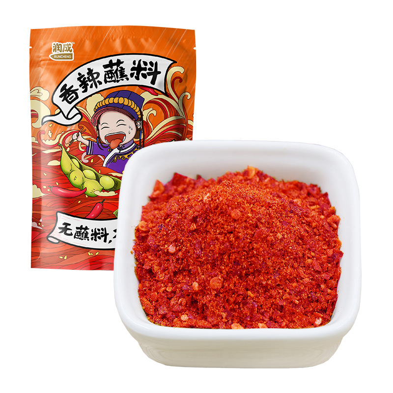 润成火锅 辣椒面香辣干碟蘸料袋装 血旺味碟油泼辣子|ru