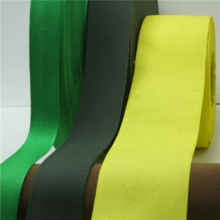 Manufacturer spot herringbone strap herringbone edging strip canvas bag portable strap cotton herringbone webbing sample supply