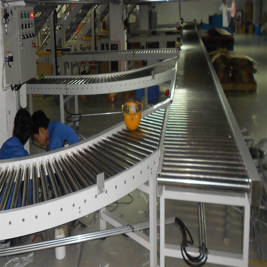 广州智能自动化快递打包滚筒输送线|快递分拣流水线机械设备厂家