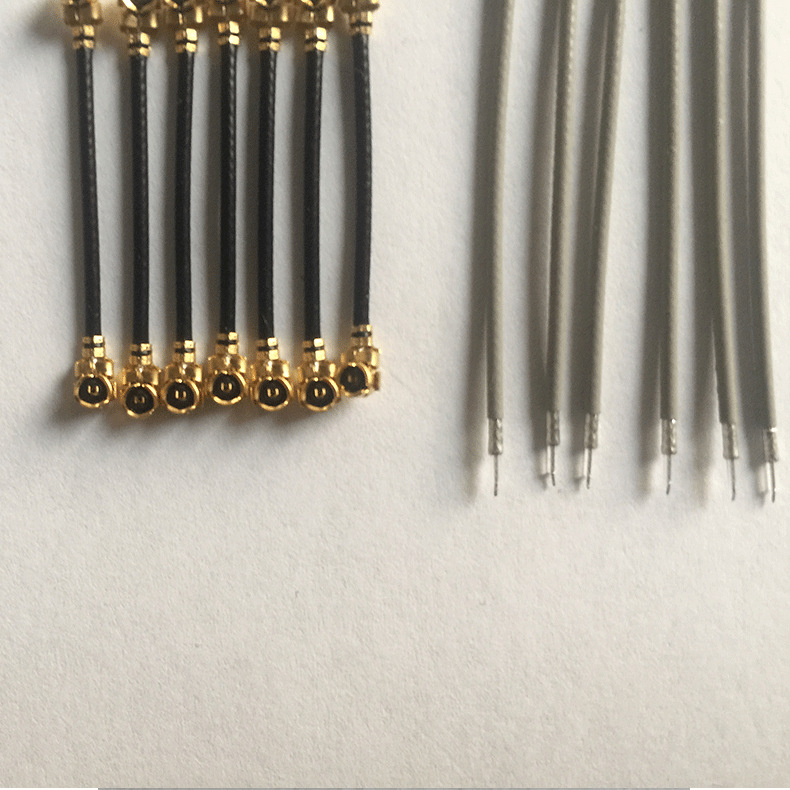 定制射频连接器电缆rf1.13定位天线内置连接线ipex连接器四代