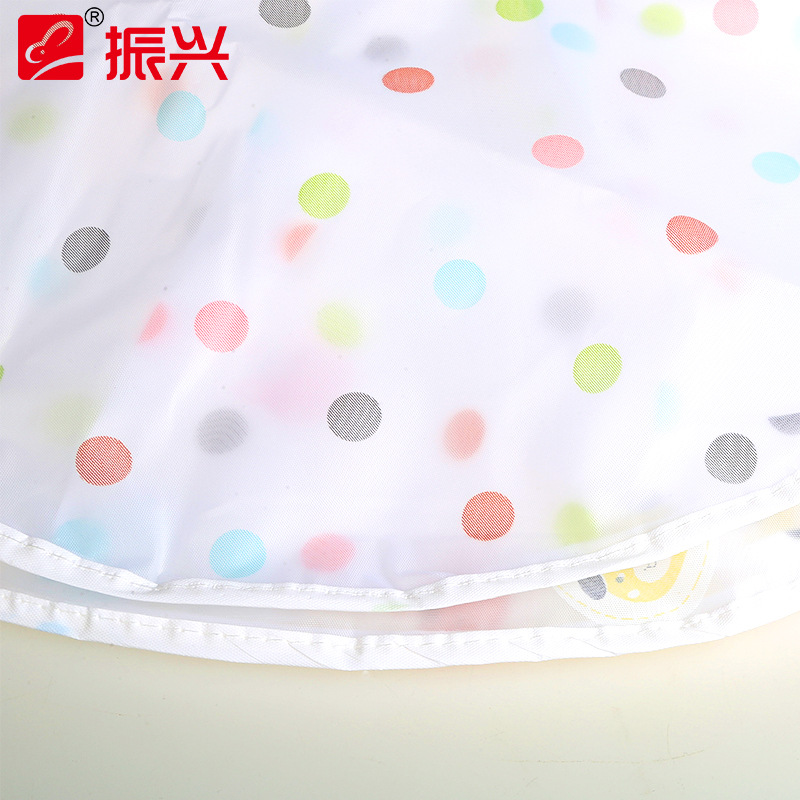 Zhenxing impresión transparente cubierta completa cubierta de polvo del ventilador eléctrico impermeable a prueba de humedad cubierta de la cubierta del ventilador del piso del hogar de 16 pulgadas image 4