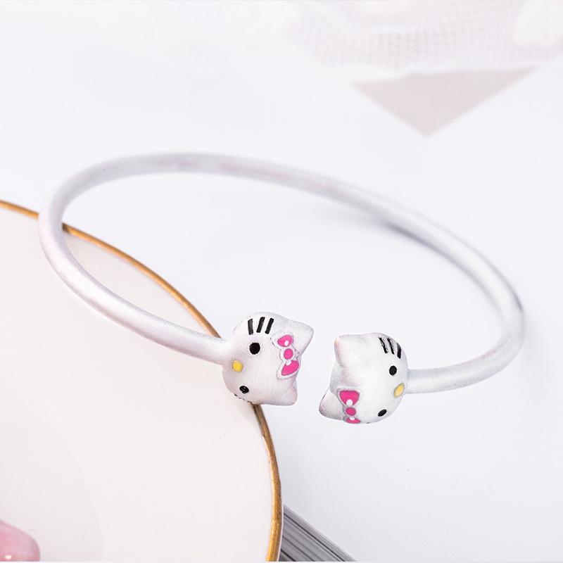 新鸿泰 直销韩版卡通可爱KT猫手镯hello kitty手环速卖通热卖饰品