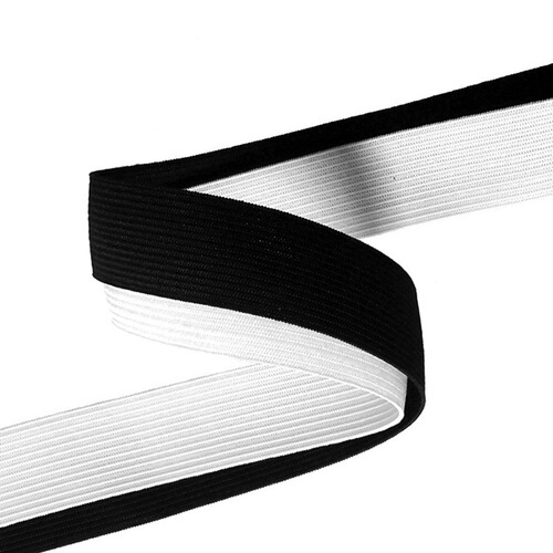 Wholesale elastic belt, horse belt, crochet black and white crochet elastic knitted high elastic elastic belt