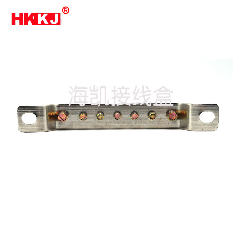 厂家纯铜零地排7孔2*20地排 配电箱柜接线铜排七孔零地排接地排