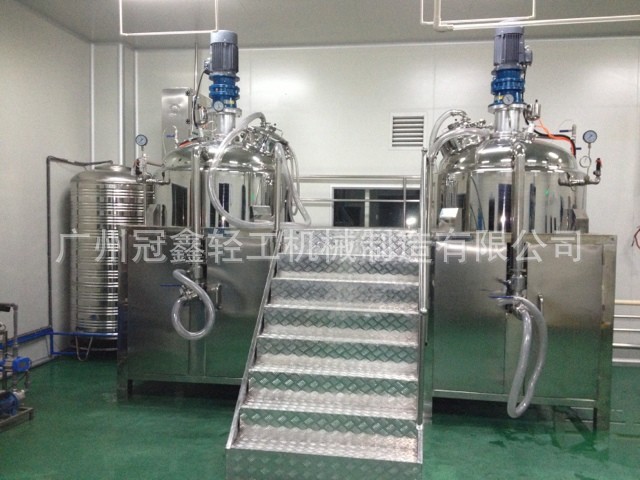 GX-B-500L内外循环均质乳化机 食品浆料乳化锅 真空均质乳化机