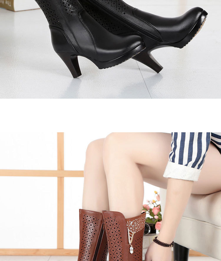 Bottes femme GRUE en En cuir - Ref 3354934 Image 26