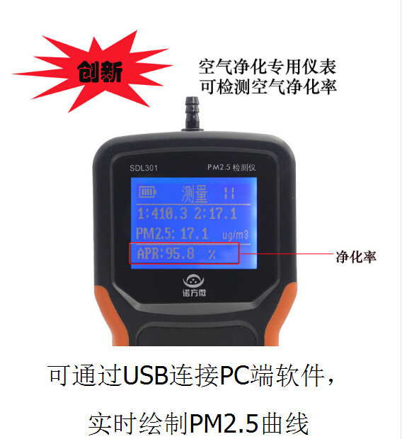 SDL301手持式激光PM2.5检测仪SDL301 连接PC实时绘图SDL301