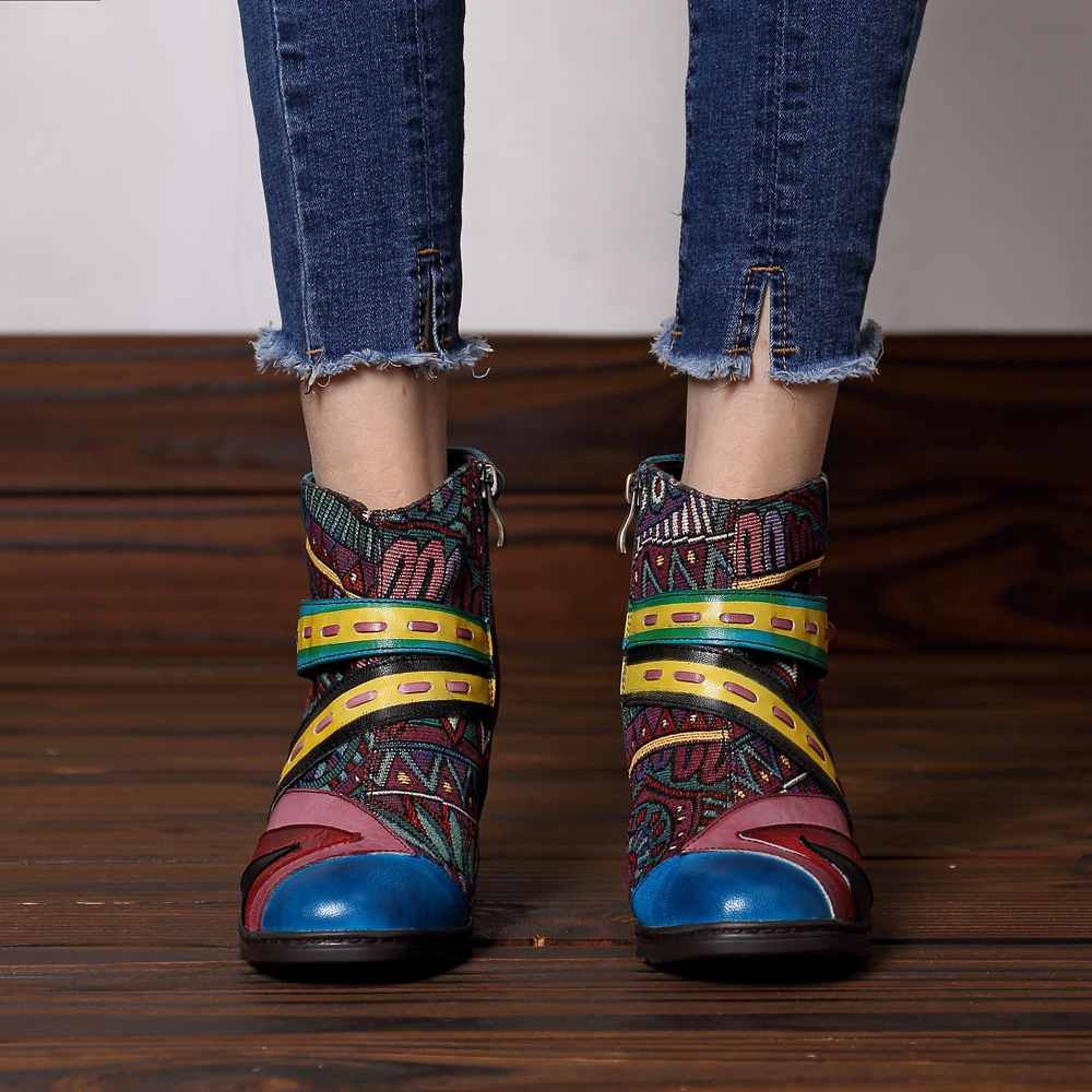 Bottes femme en En cuir - Ref 3354816 Image 7