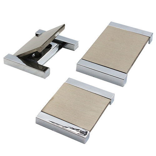 Manufacturer Direct Sale Drawer Hidden Catch Handle Zinc Alloy Square Hidden Cabinet Door Catch Furniture Hardware Accessory