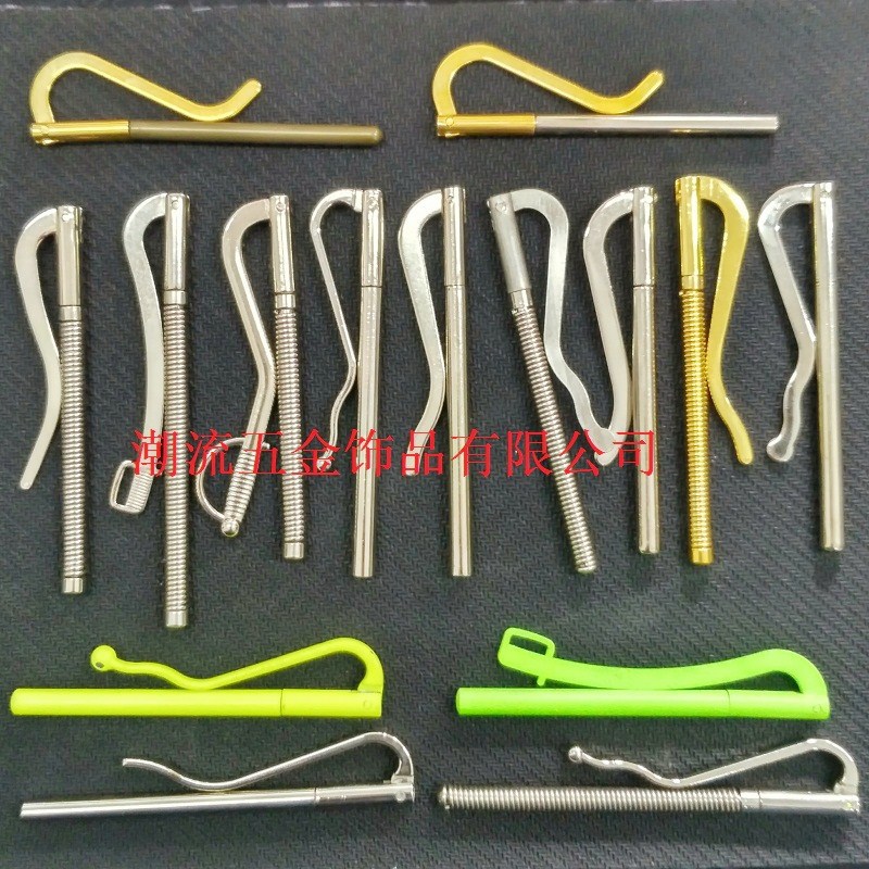 工厂批发爆款亚马逊速卖通金属弹簧支票夹 男士钱包夹 美金夹