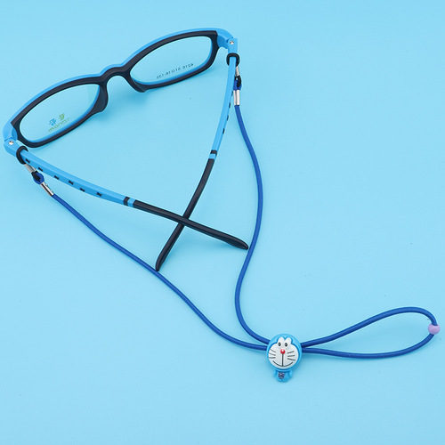 The third generation children's amblyopia myopia elastic glasses rope cartoon cute pattern glasses rope elastic glasses chain