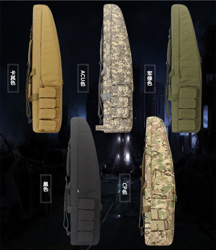 Dinghong Donkey Fisherman's Gear Bag 1m Waterproof Rod Bag Spinning Rod Fishing Tackle Bag Egg Cotton Camouflage Gun Bag 120cm