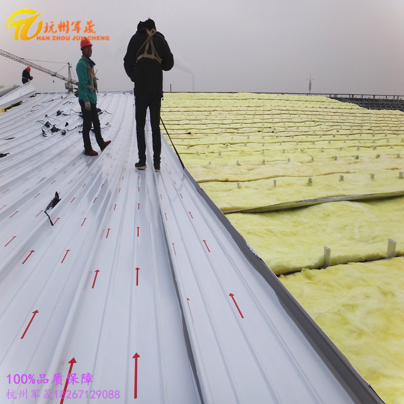 工地现场加工 高铁站屋面装饰板1.0mm 65/430 铝镁锰屋面板