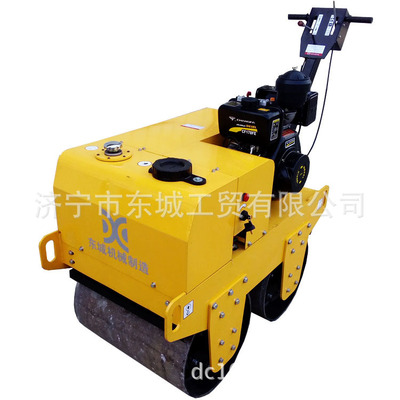 厂家直销双轮压路机 小型压路机图片 手扶振动压实机|ru