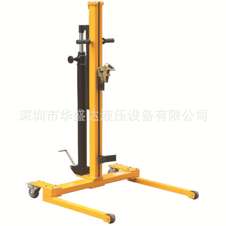 300KG手动液压油桶搬运车 单鹰嘴手推油桶车 简易油桶车