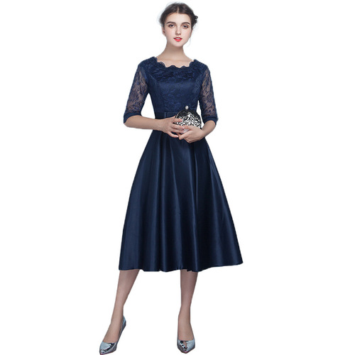 Evening dress long dress sleeve Bridesmaid Dress Dress Dress Dress