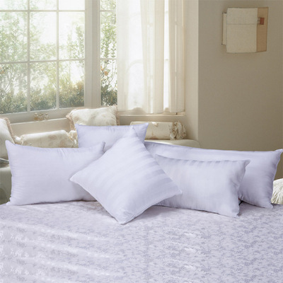 全棉羽丝棉枕头 单人双人方垫芯5件套纤维枕 多件套配套枕头芯|ms