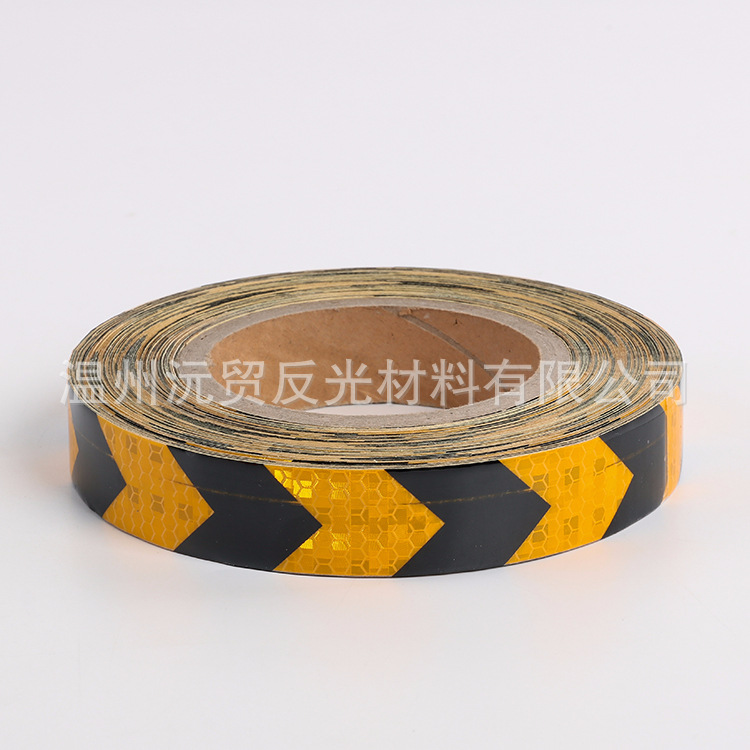 蜂窝反光贴箭头反光胶带厂家夜间警示贴货车车身贴纸车位贴