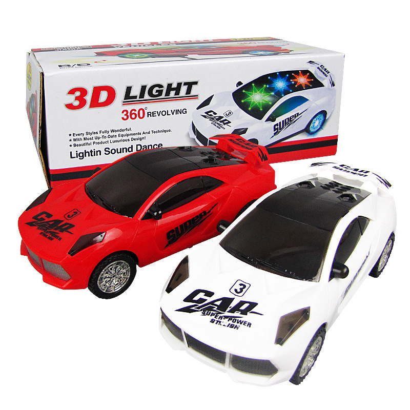 Nueva iluminación para niños música universal coche de juguete eléctrico modelo de simulación niños y niñas juguete puesto al por mayor