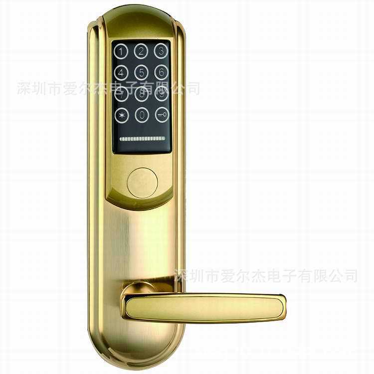 智能酒店锁 家用密码锁 公寓刷卡锁 密码 感应卡 机械钥匙