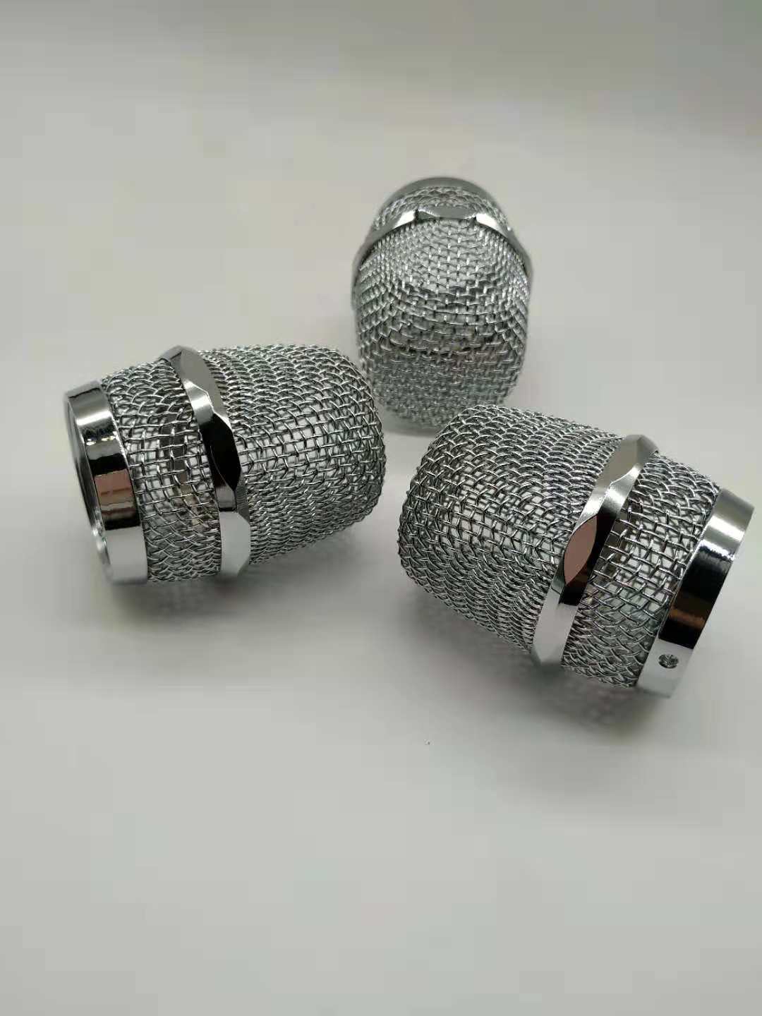 话筒网头表面加工 三价铬电镀铬加工  镀亮铬  pvd真空电镀加工