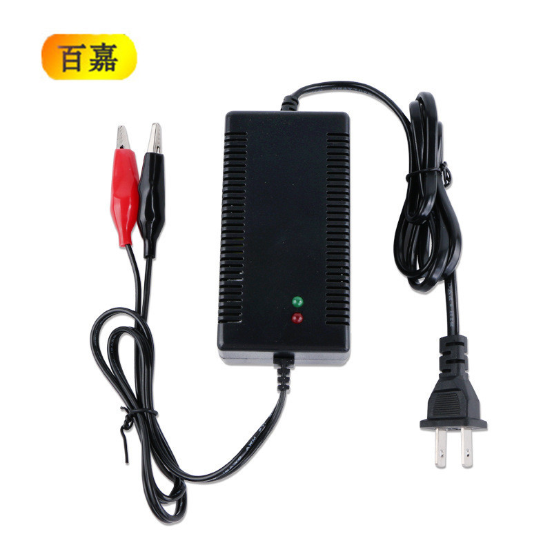 12v电池充电器ABS车载铅酸电池充电器电瓶车蓄电池充电器厂家批发