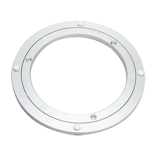 Dining table aluminum turntable Furniture universal thickened hotel glass dining table solid ball aluminum alloy desktop turntable