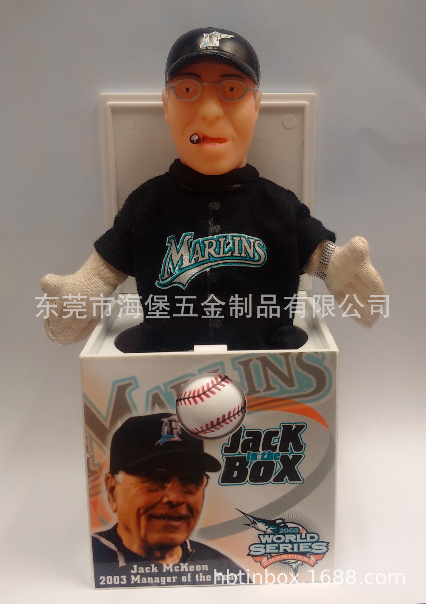 厂家直销Jack in the Box 手摇起跳音乐盒 , 毛公仔八音盒