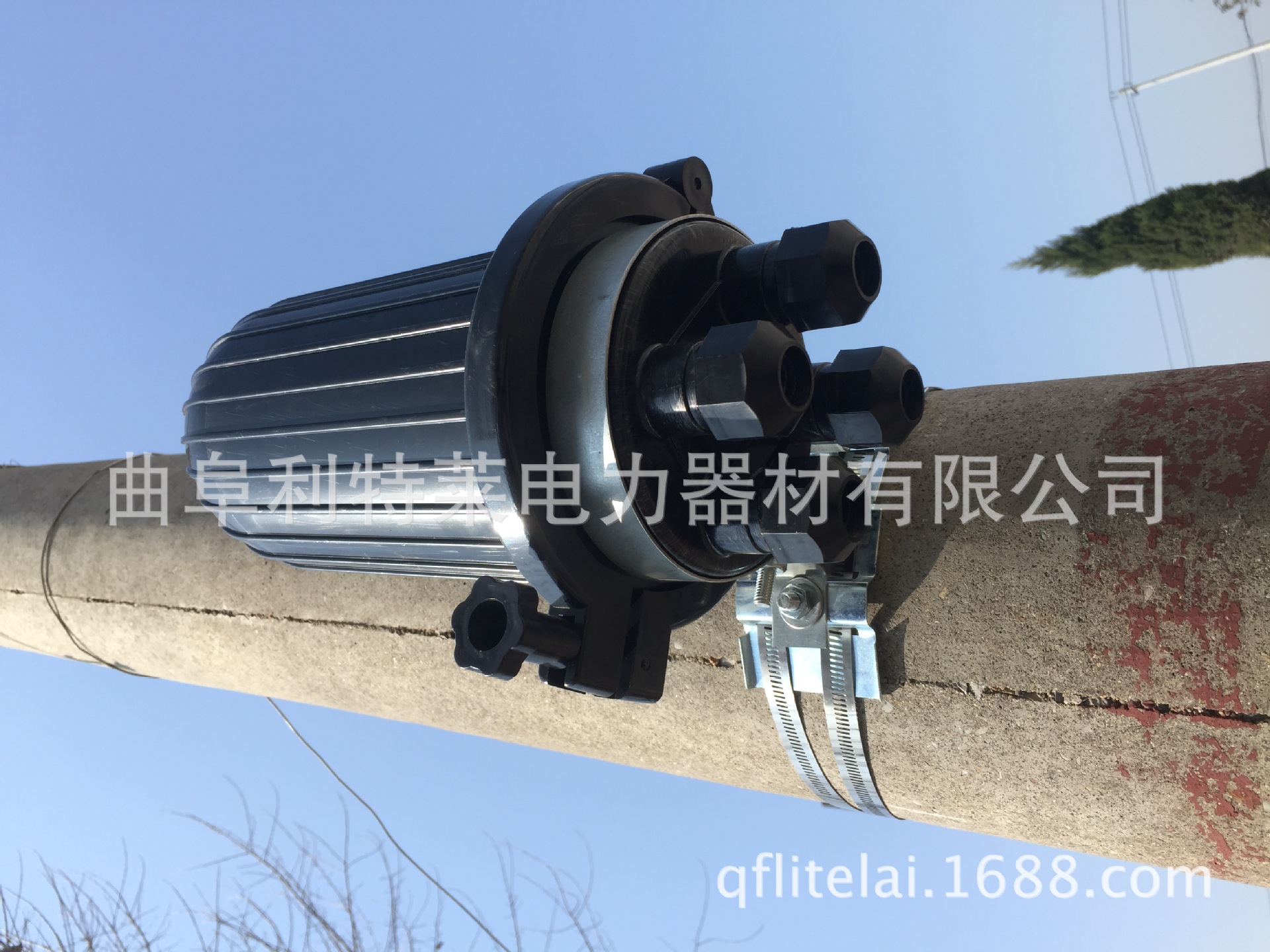 一进一出一进二出ADSS接头盒光纤塑料接线盒杆用接头盒光纤接续包