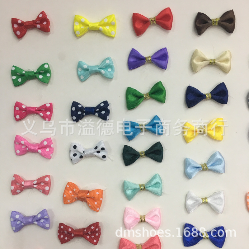Doll with bow, bow tie, materials set, pack, accessory, polyester, DIY 4