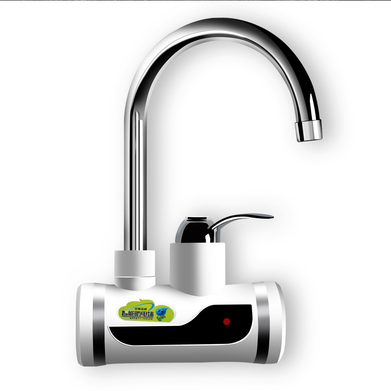 家用电器电热水龙头漏保横款侧进水灯显冷热水龙头即热式一件代发