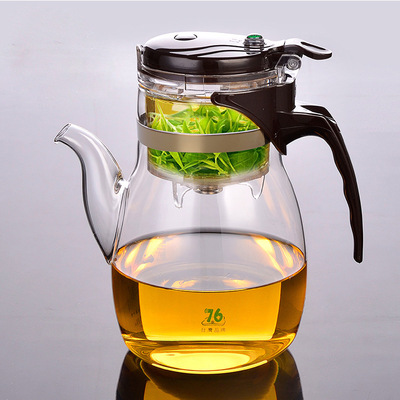 wholesale 76 Automatic teapot BC-960 Elegant cup Heat Pyrex Glass Washable tea set Manufactor Direct selling