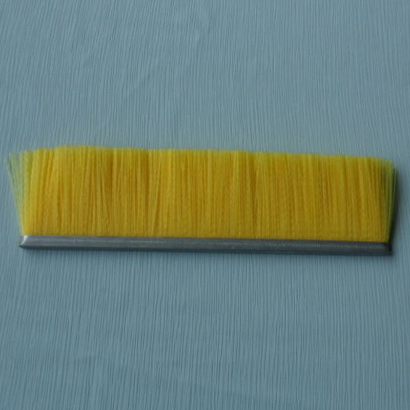 毛刷条 供应带塑片硅胶防尘刷 矩形耐腐 缝隙毛刷条