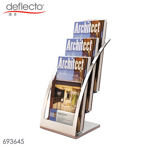 American Dodo factory direct sales A6 three-layer magazine display stand, desktop promotional stand, display stand