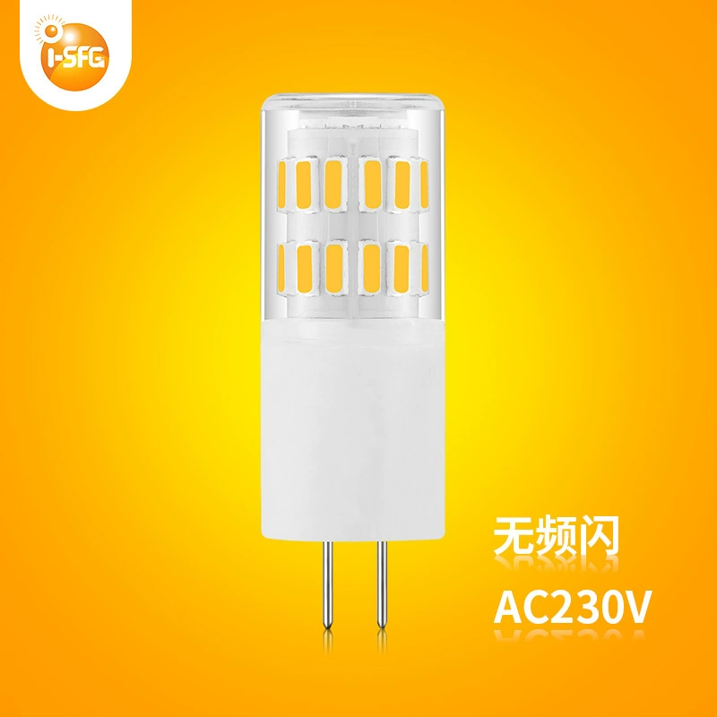 Фабричные прямые светодиодные фонари G4 Без стробоскопа 230V 4014 бусин лампы 2W затемняемый Светодиодный кукурузный свет