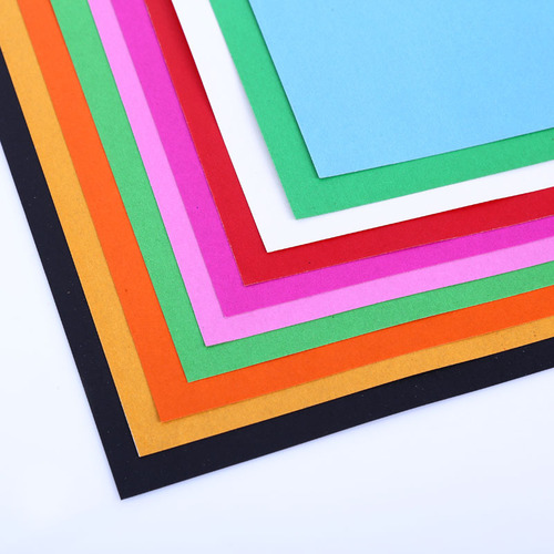 Colorful cardboard colorful 4K children's supplies art thickened cardboard colored paper handmade DIY creative origami 100 sheets