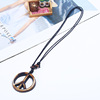 Retro woven resin handmade, necklace, suitable for import, wholesale