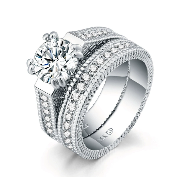 White gold diamond