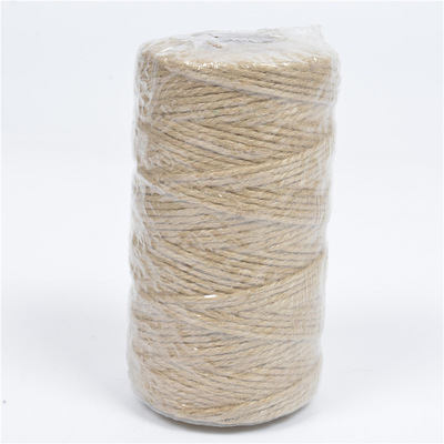 天然黄麻绳100米DIY手工辅料两股细麻绳天然黄麻zakka包装绳