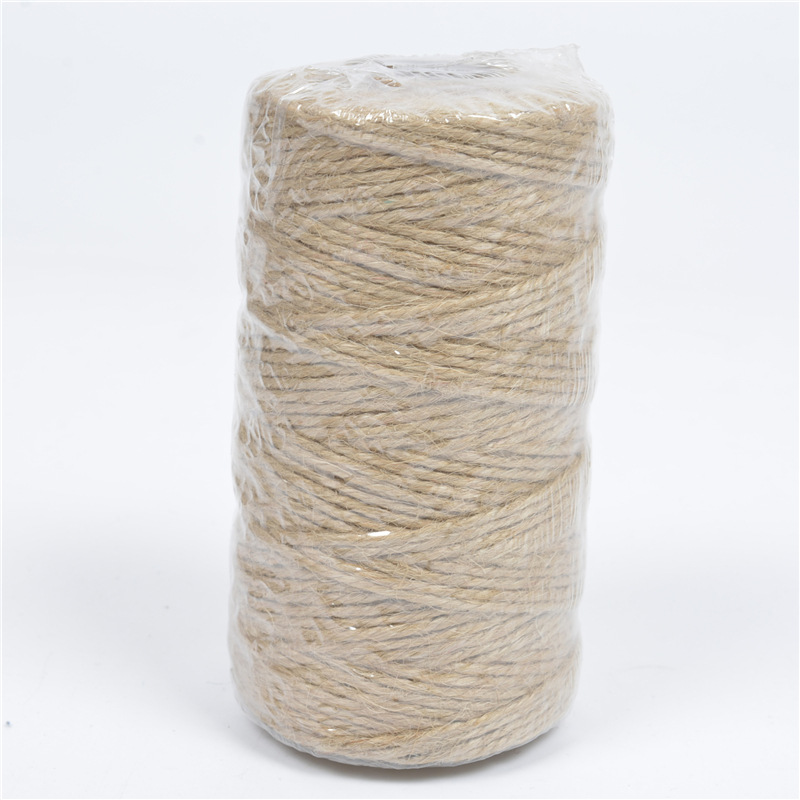 天然黄麻绳100米DIY手工辅料两股细麻绳天然黄麻zakka包装绳