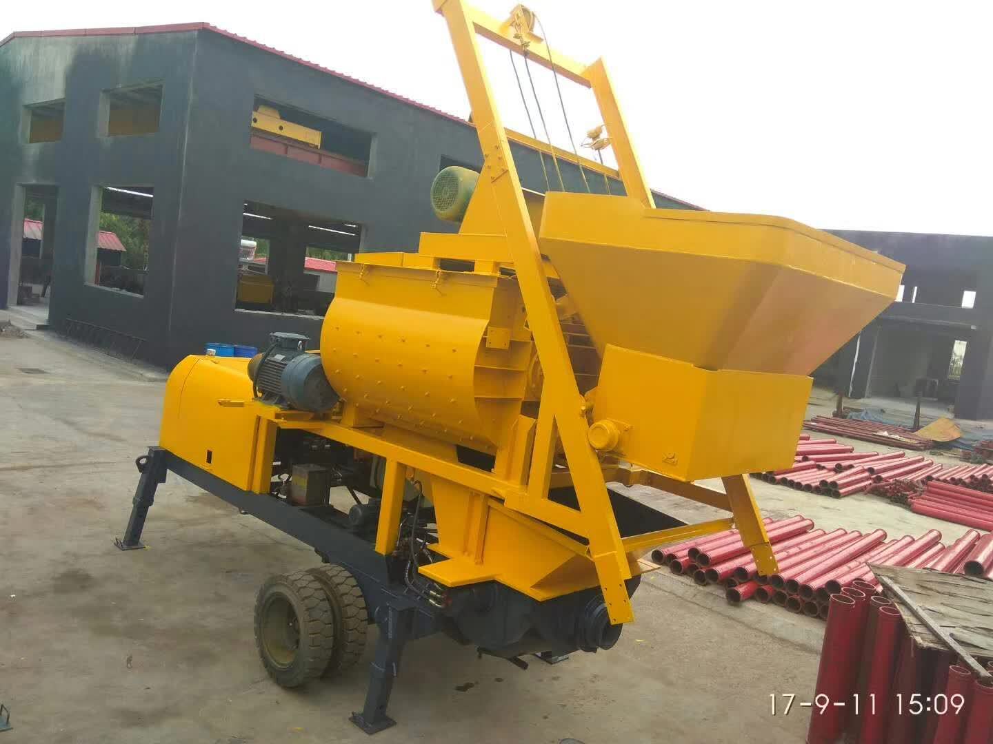 建筑机械新型 js500搅拌机 配40输送泵 强制500搅拌机泵